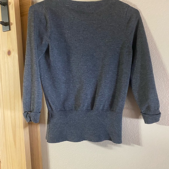 Grey button down sweater - Picture 2 of 3